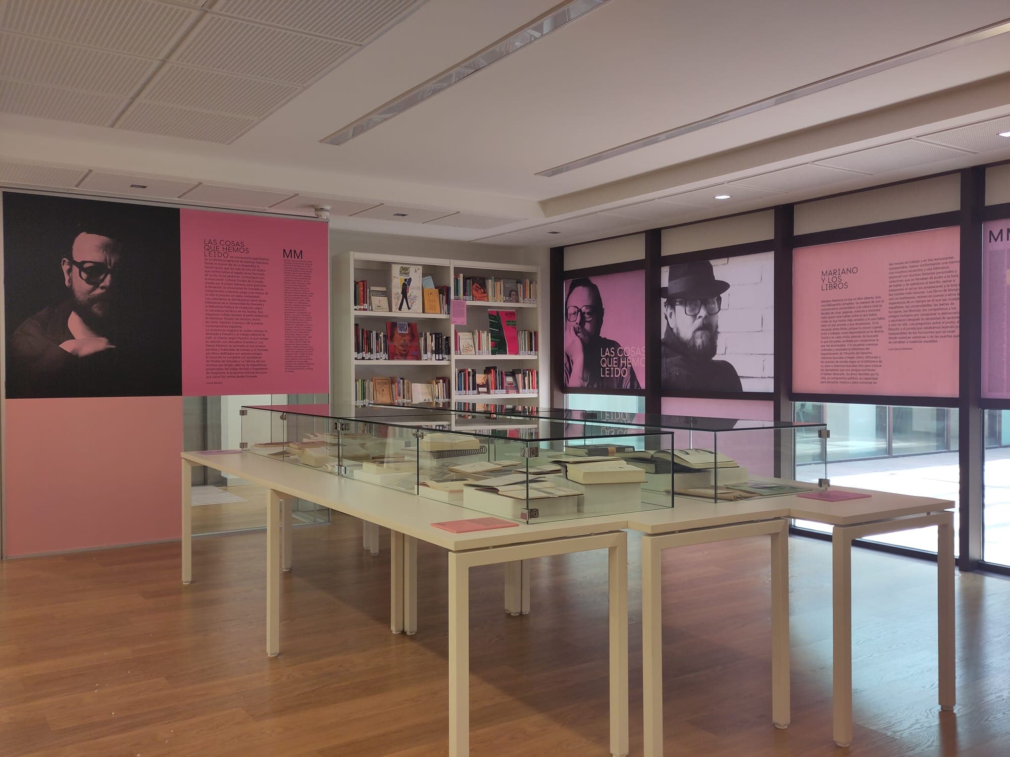 Vista general de la sala de exposición